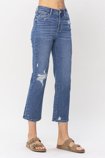 Judy Blue Ankle Straight Jean