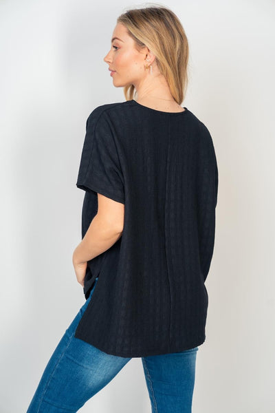 Textured Top with Slits