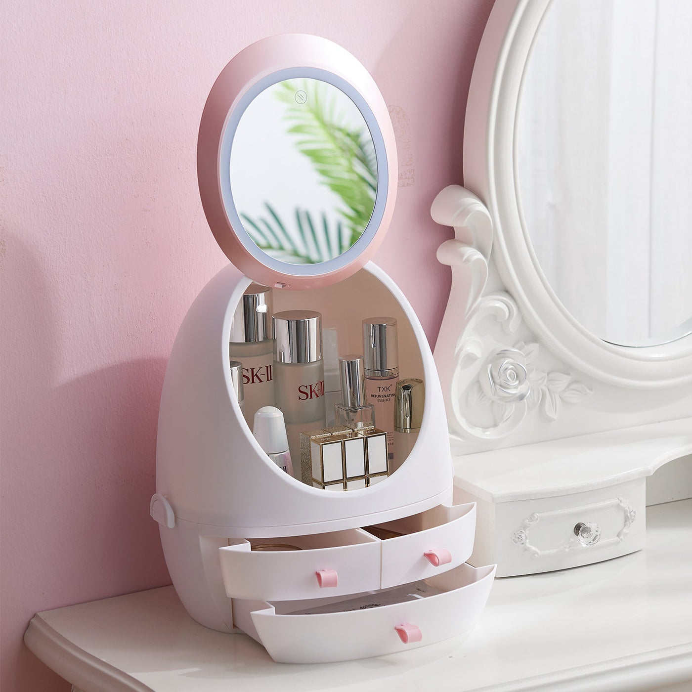 PREORDER: Parker Beauty Storage in Pink