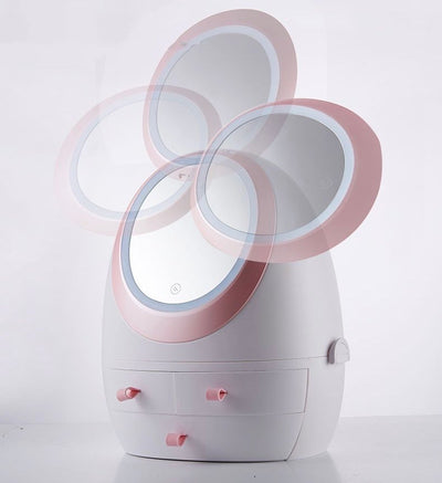 PREORDER: Parker Beauty Storage in Pink