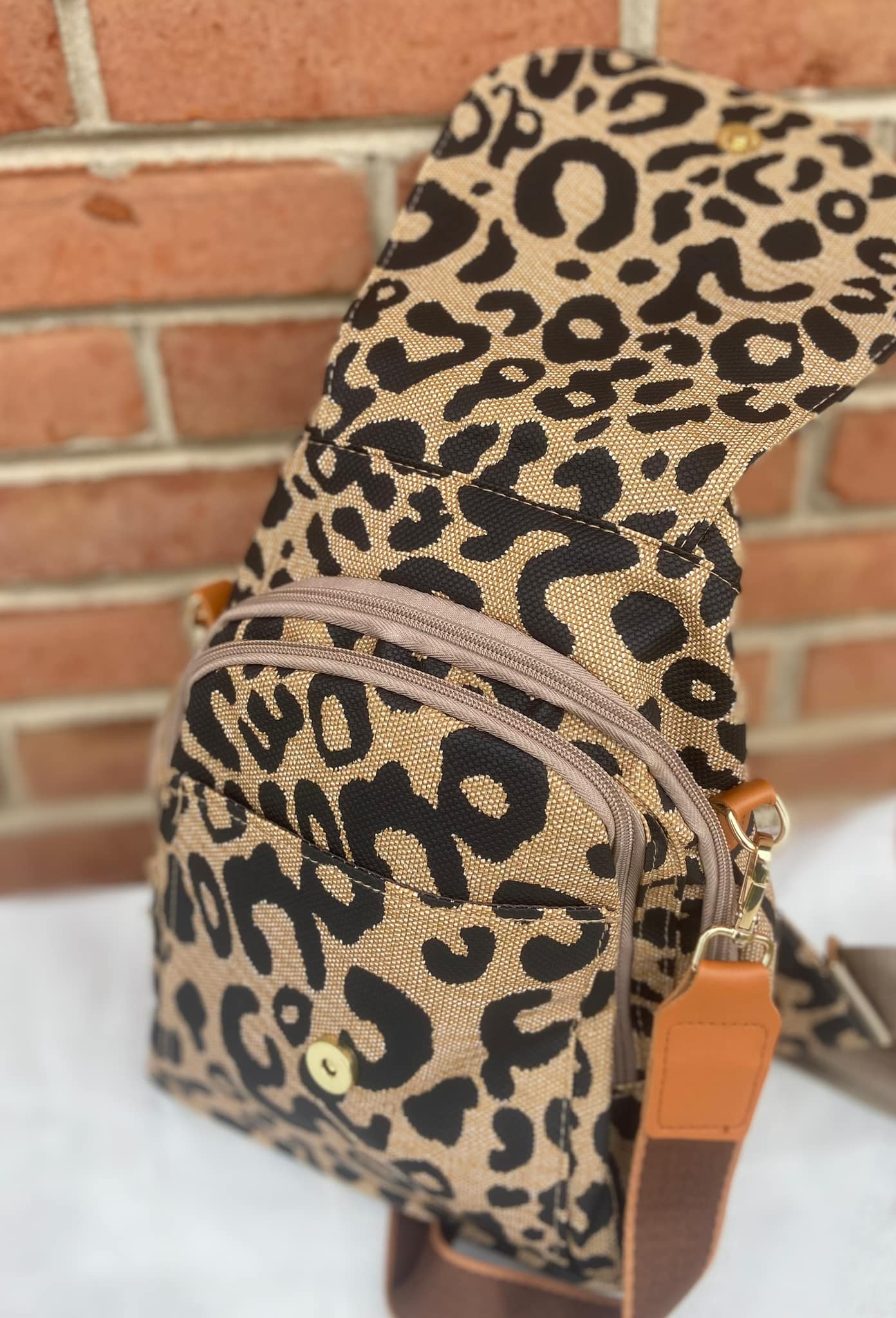 PREORDER: Neutral Leopard Backpack