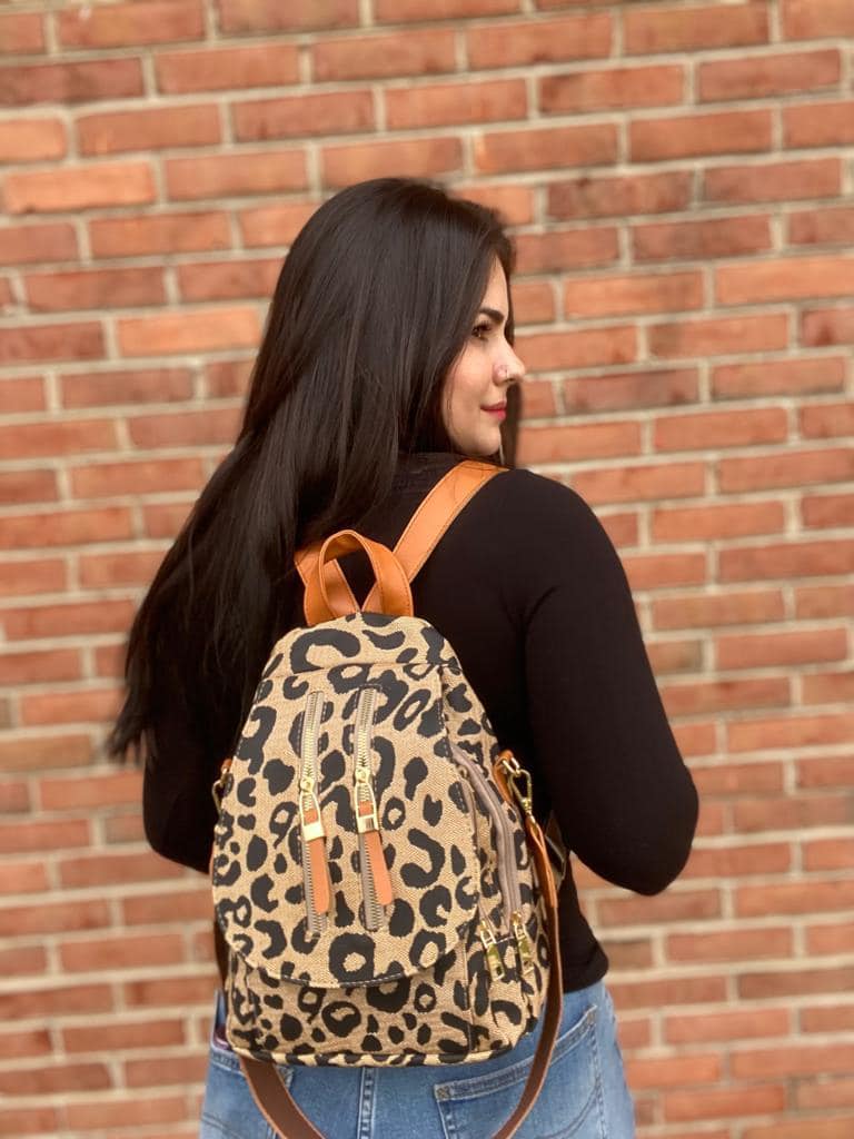 PREORDER: Neutral Leopard Backpack