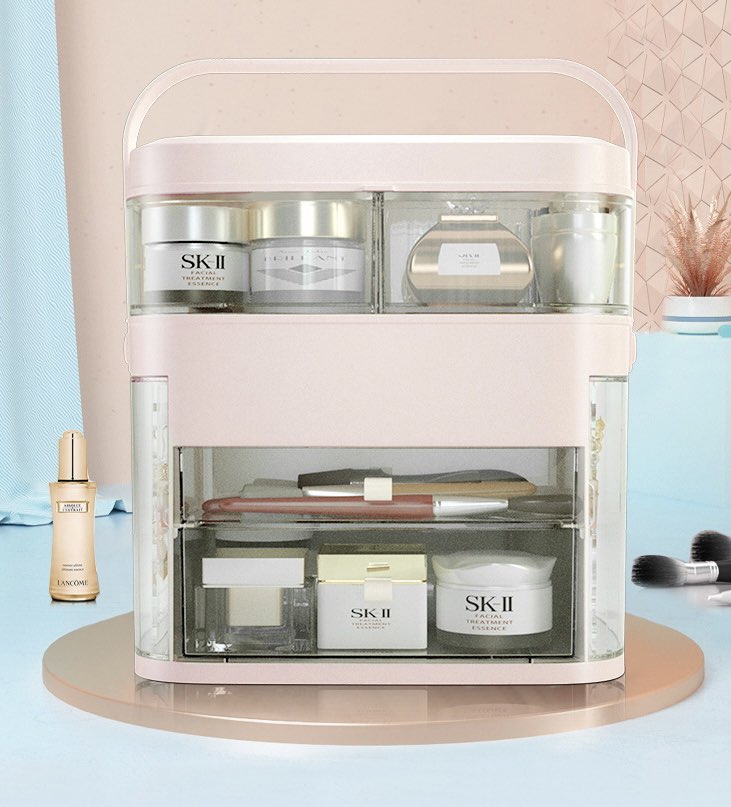 PREORDER: Emerson Beauty Storage in Pink
