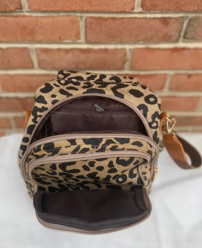 PREORDER: Neutral Leopard Backpack