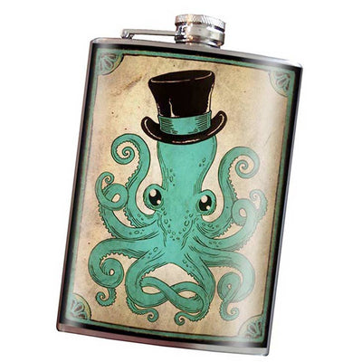 PREORDER: Stainless Steel Hip Flask in Assorted Prints