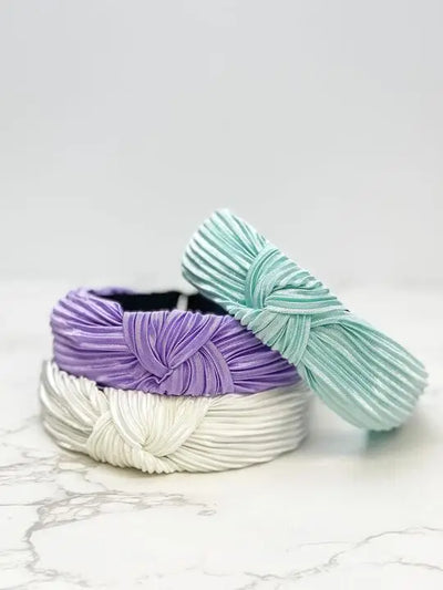 PREORDER: Pastel Gauzy Knotted Headband in Three Colors