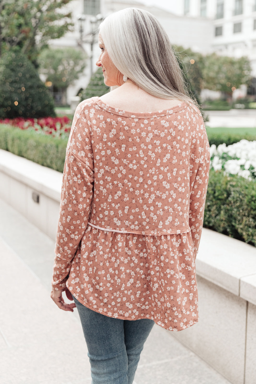 All About Flowers Top In Ginger