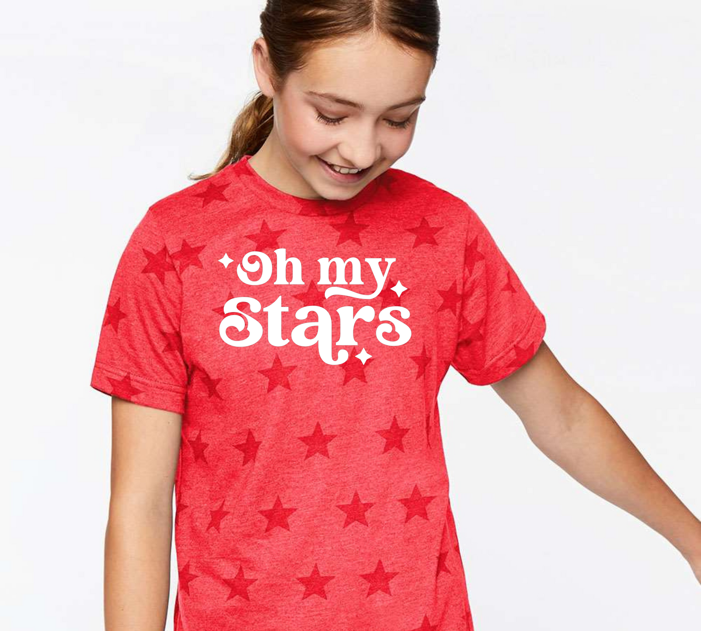 PREORDER: (Youth) Matching Oh My Stars Graphic Tee