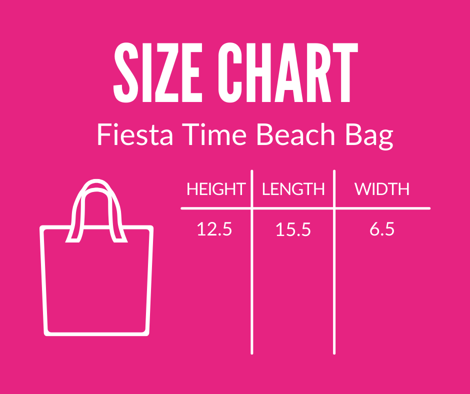 PREORDER-Fiesta Time Beach Bag