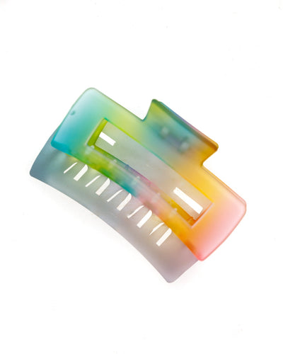 Rainbow Jelly Claw Clip Set of 4