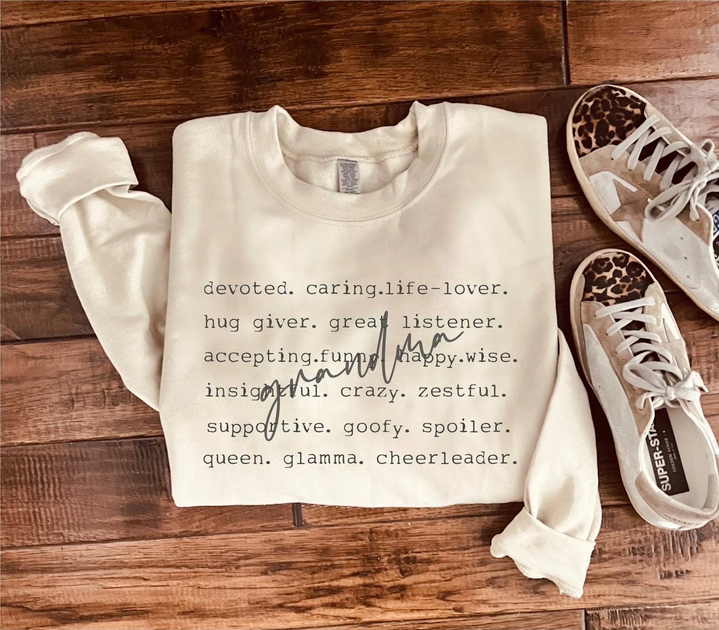 PREORDER: Grandma Words Sweatshirt in Two Colors