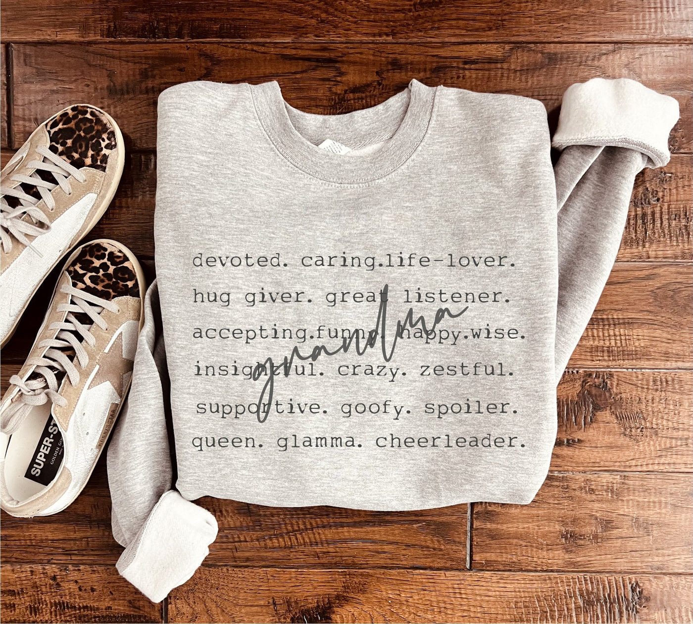 PREORDER: Grandma Words Sweatshirt in Two Colors