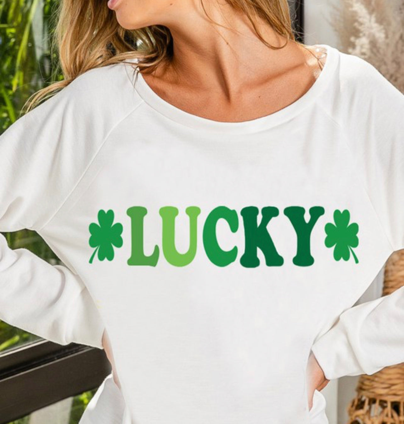 Lucky graphic Top