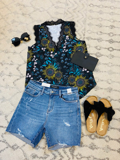 Sunflower pretty tank