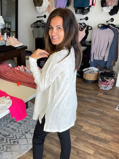 Long Sleeve T-shirt with Chest Pocket