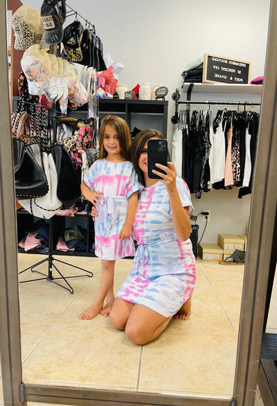 Mommy and Me Tie -Dye Dresses