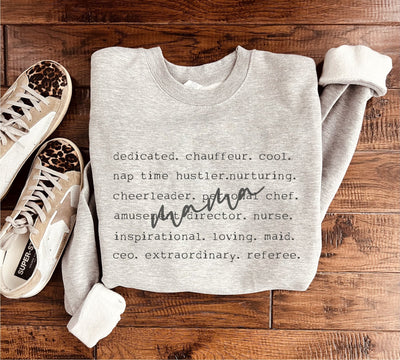 PREORDER: Mama Words Sweatshirt in Two Colors